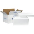 The Packaging Wholesalers Foam Insulated Shipping Kit, 17"L x 10"W x 8-1/4"H, White 245C